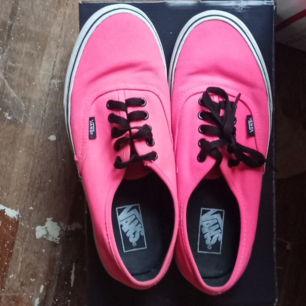 Mens Pink vans size 9☯️☯️☯️